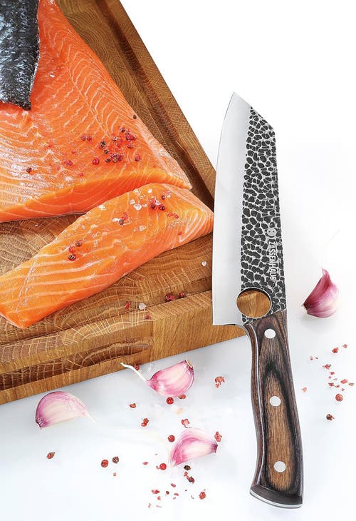 Zassenhaus Hunter 12-inch Chef's Knife With Pakkawood Handle In Silver