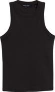Veronica Beard Jordyn Stretch Cotton Rib Tank