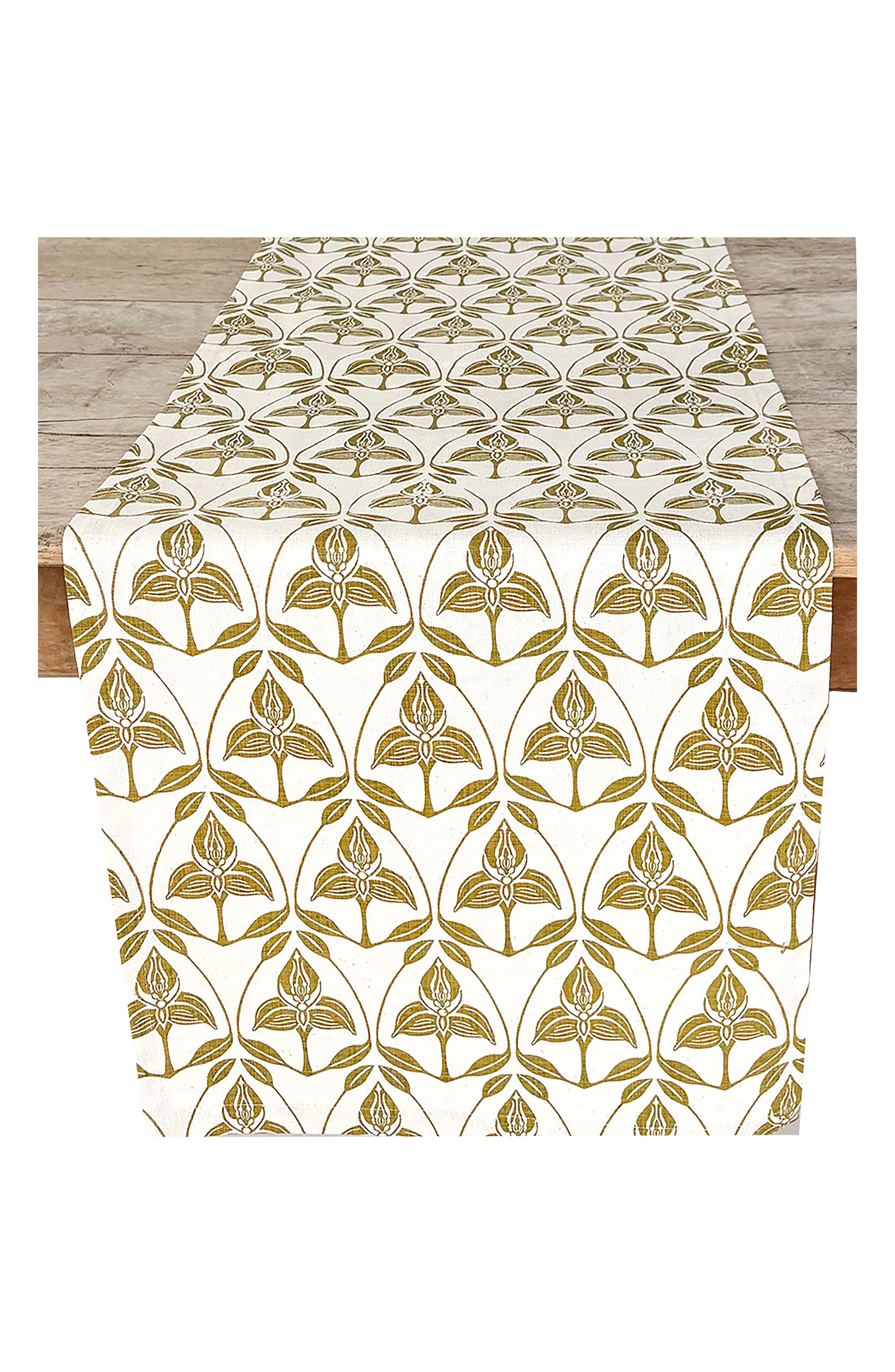 FRENCH HOME Orchid Table Runner