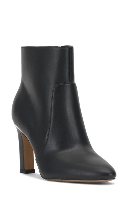 Vince Camuto Greer Almond Toe Bootie In Black