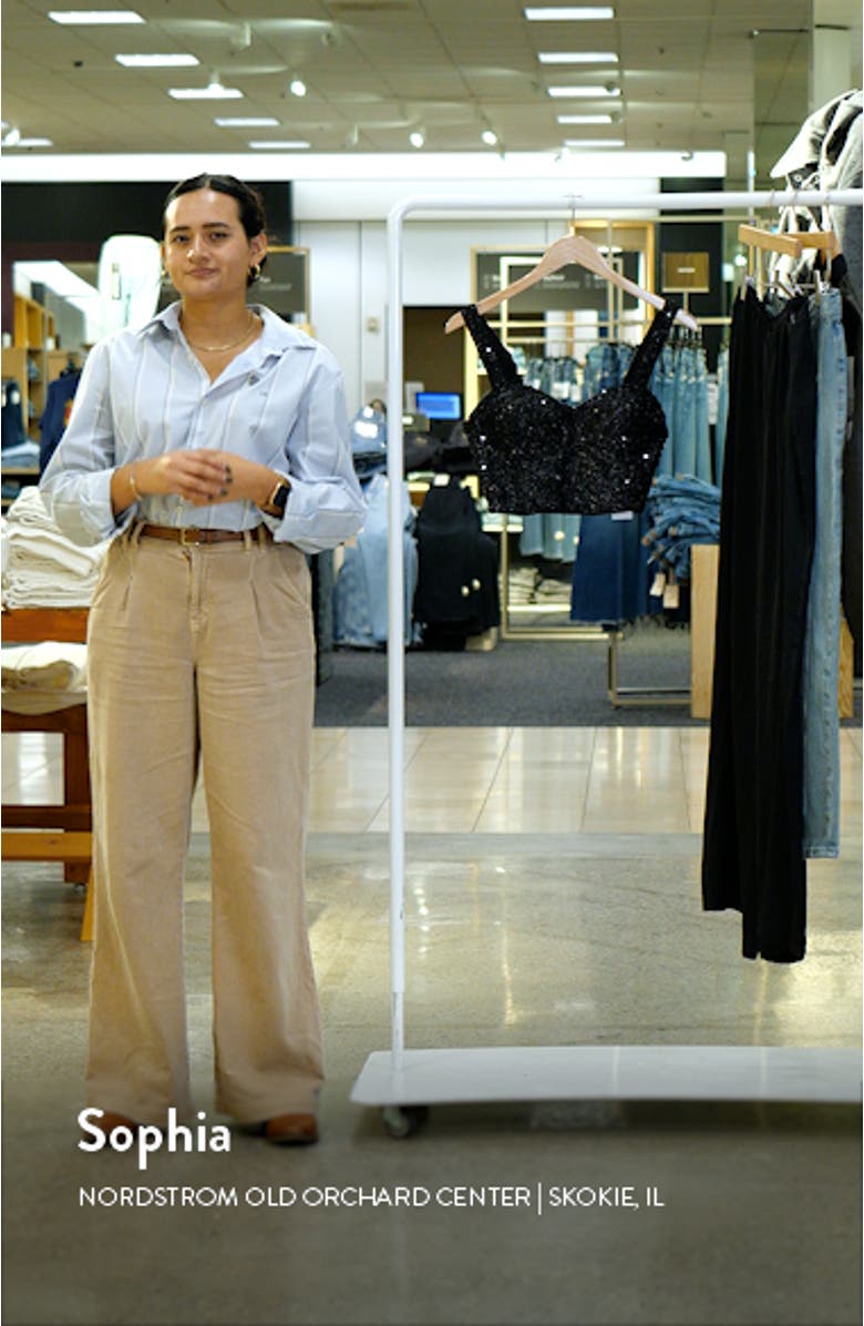 Suiren Sequin Crop Top, sales video thumbnail