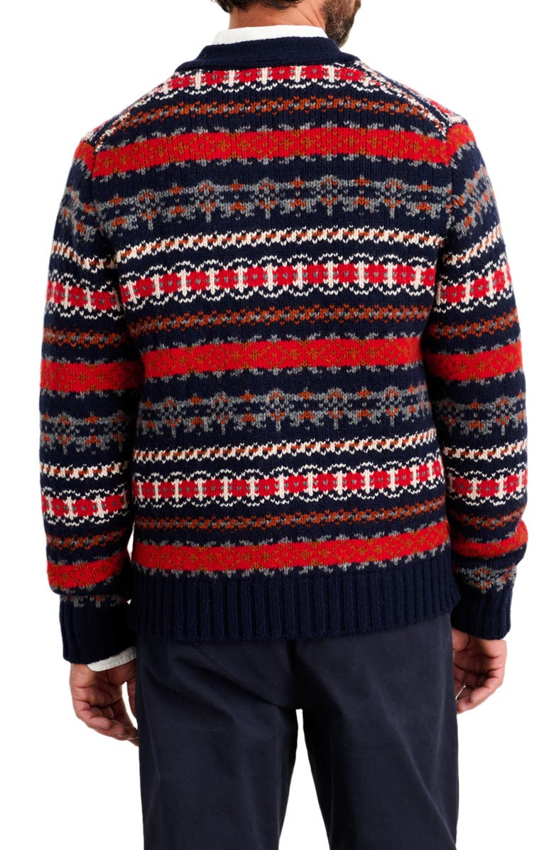 Alex Mill Fair Isle Wool Blend Cardigan, Alternate, color,