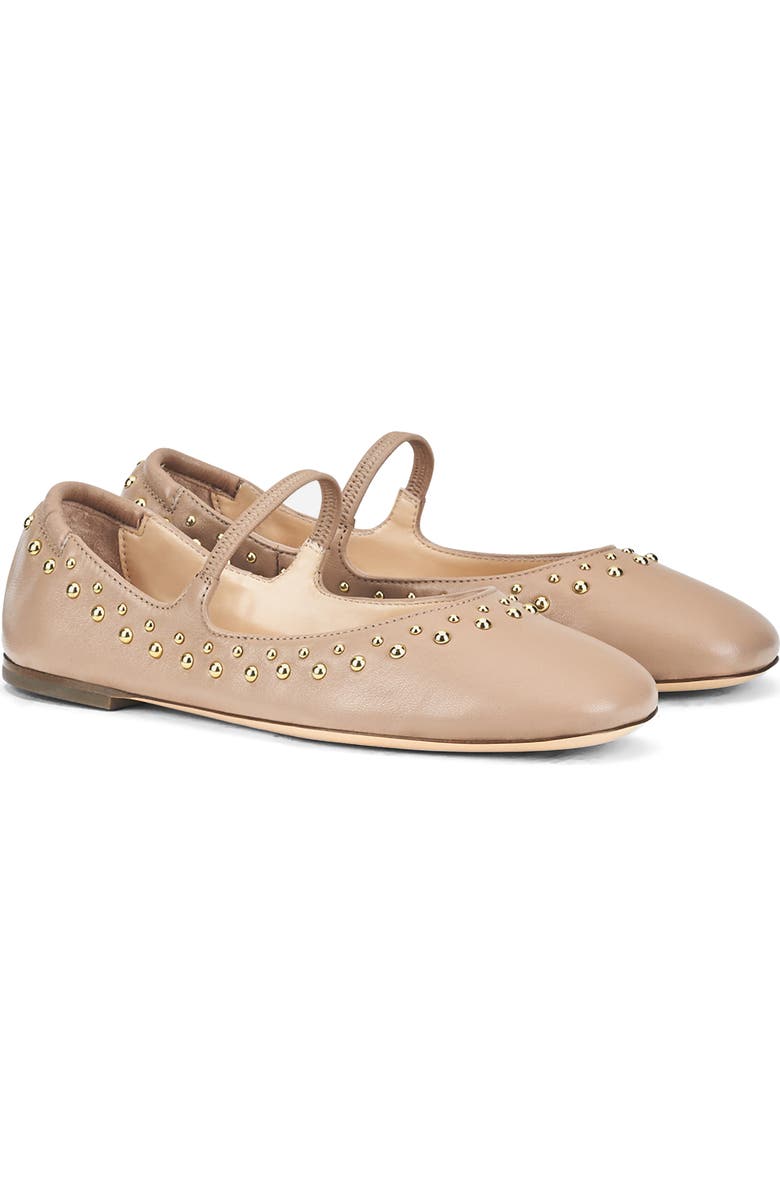 AGL Iris Studded Mary Jane Flat, Main, color, Argilla Brown