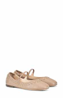 AGL Iris Studded Mary Jane Flat
