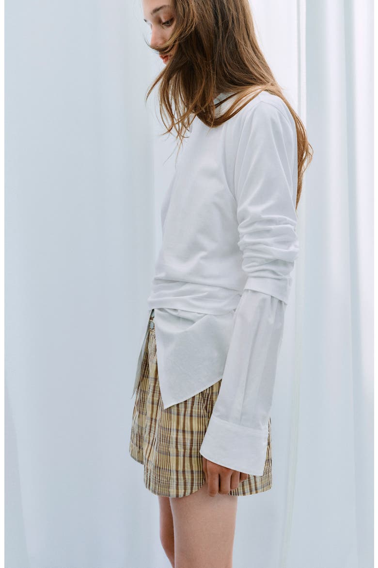 Jollie Shorts, Alternate, color, YELLOW/ BROWN