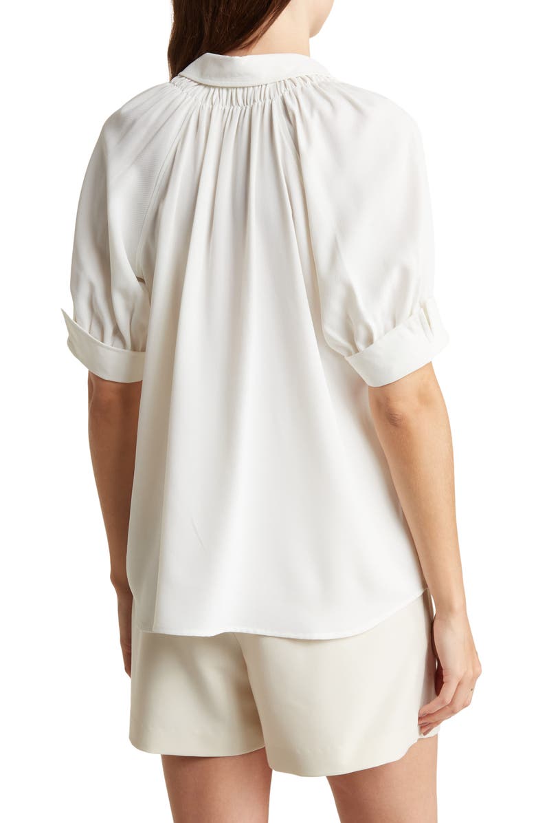 MAX STUDIO Textured Puff Sleeve Blouse, Alternate, color,