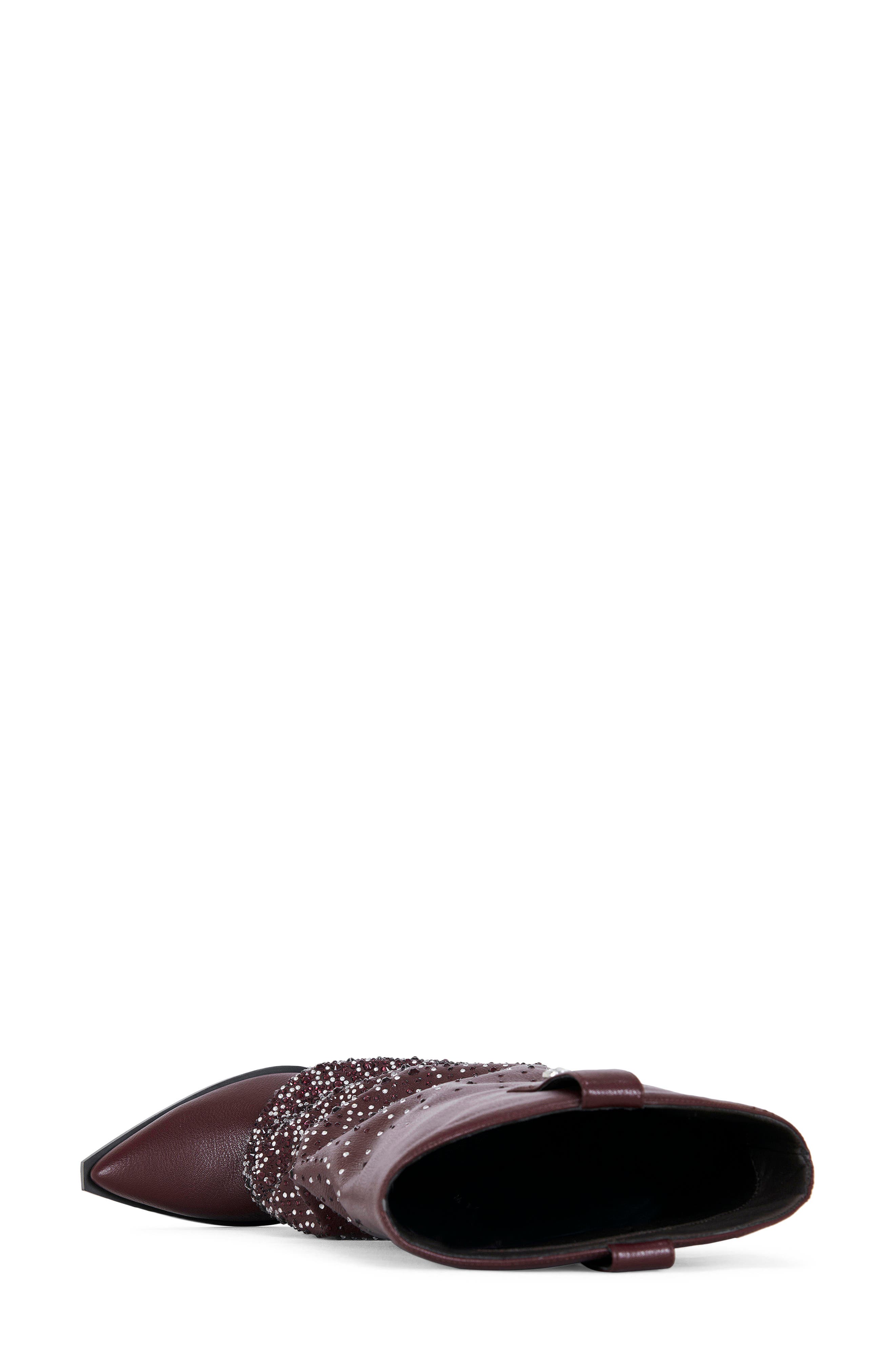 AZALEA WANG Beth Stud Western Boot, Alternate, color, Brown