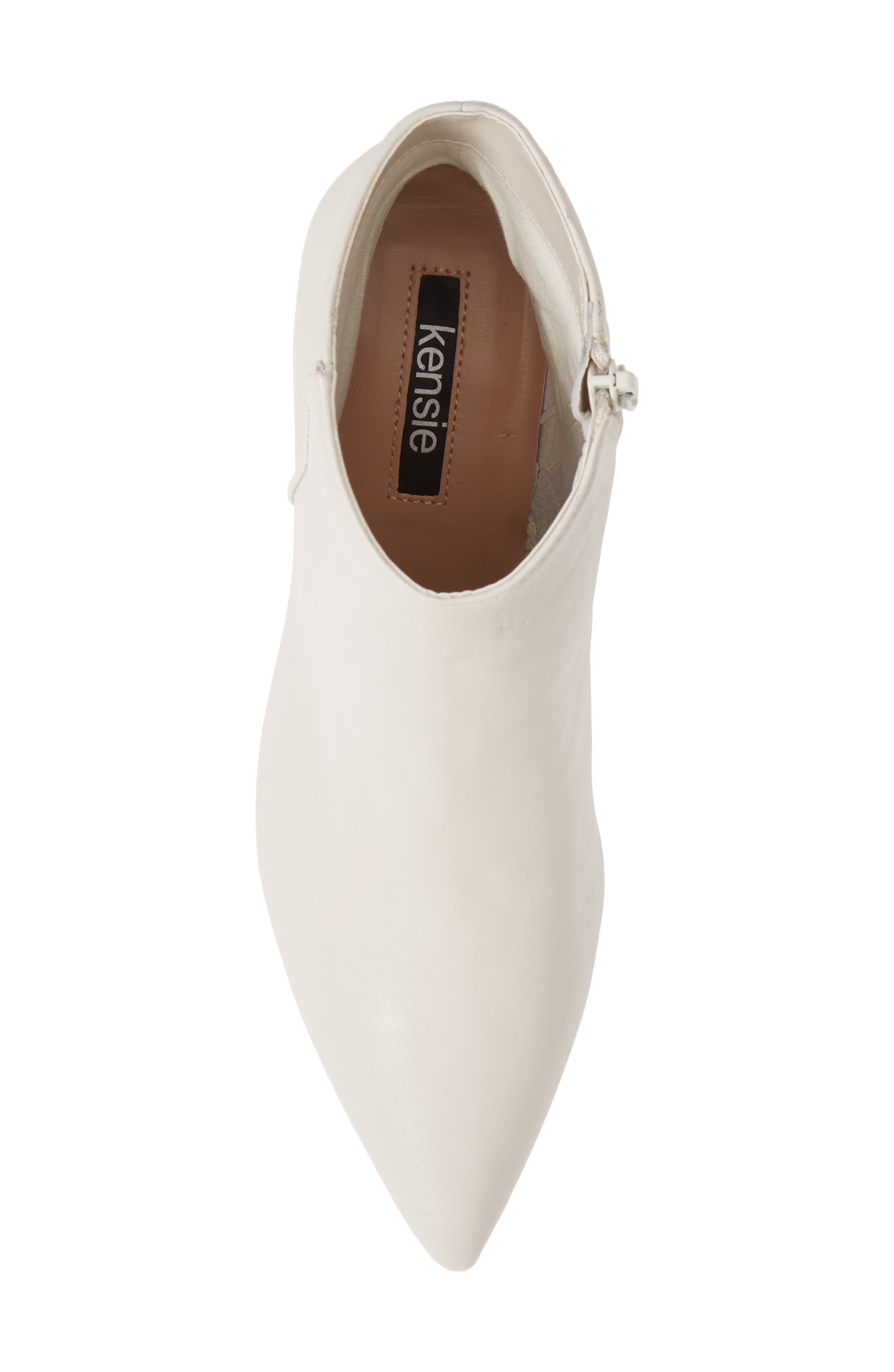 Damiana Bootie, Alternate, color, WHITE LEATHER