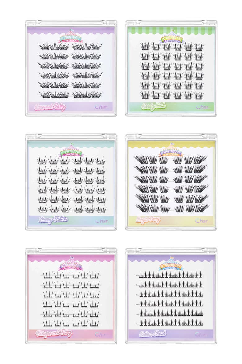 Carnival Laser Lash Collection Pre-Glued 24-Hour Wear Lashes, Alternate, color, Black