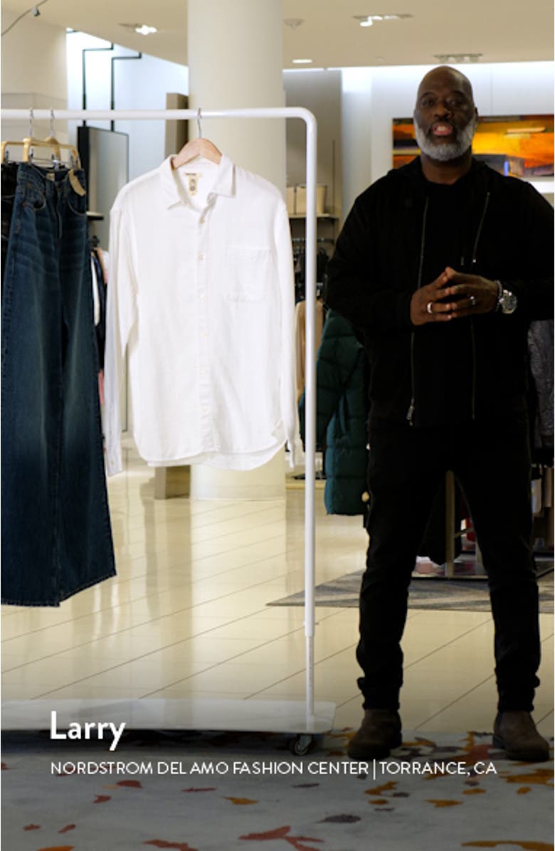 The Ripper White Waffle Double Gauze Cotton Button-Up Shirt, sales video thumbnail