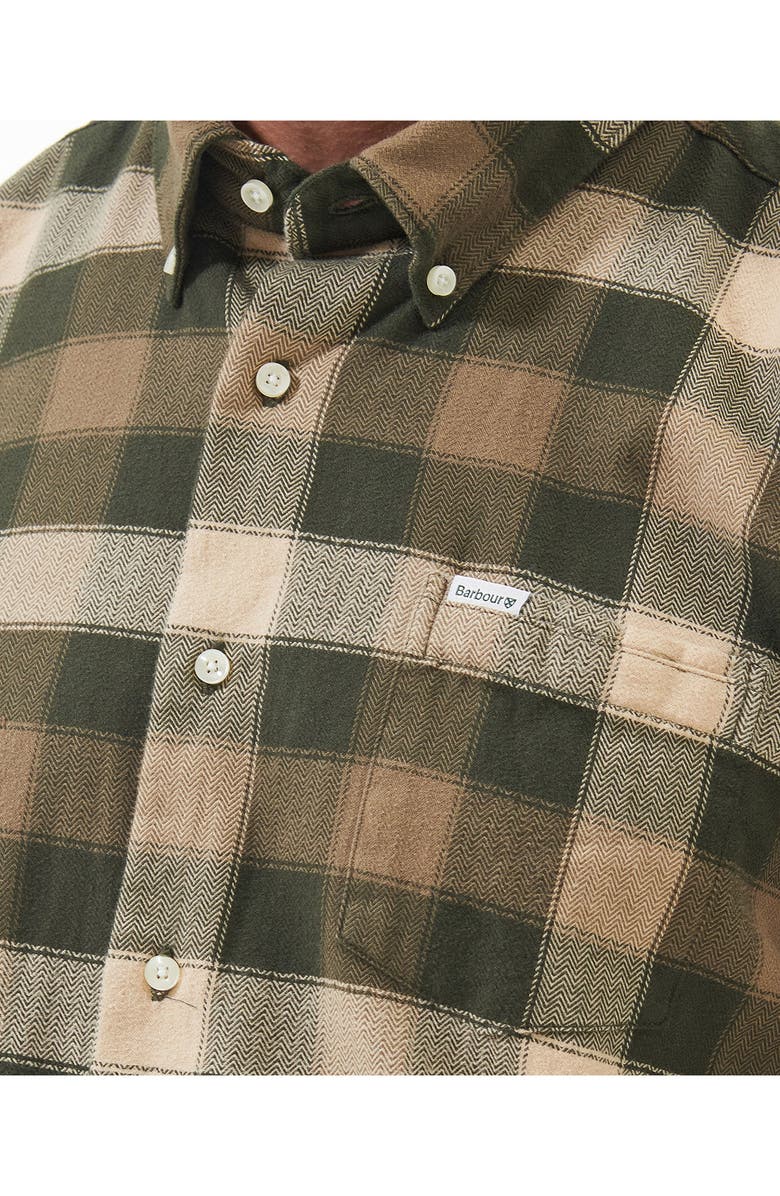 Barbour Damfield Plaid Cotton Button-Up Shirt, Alternate, color,