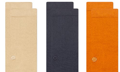 Stance Icon Assorted 3-pack Crew Socks In Multi
