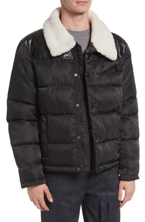 Vroni Mixed Media Puffer Jacket