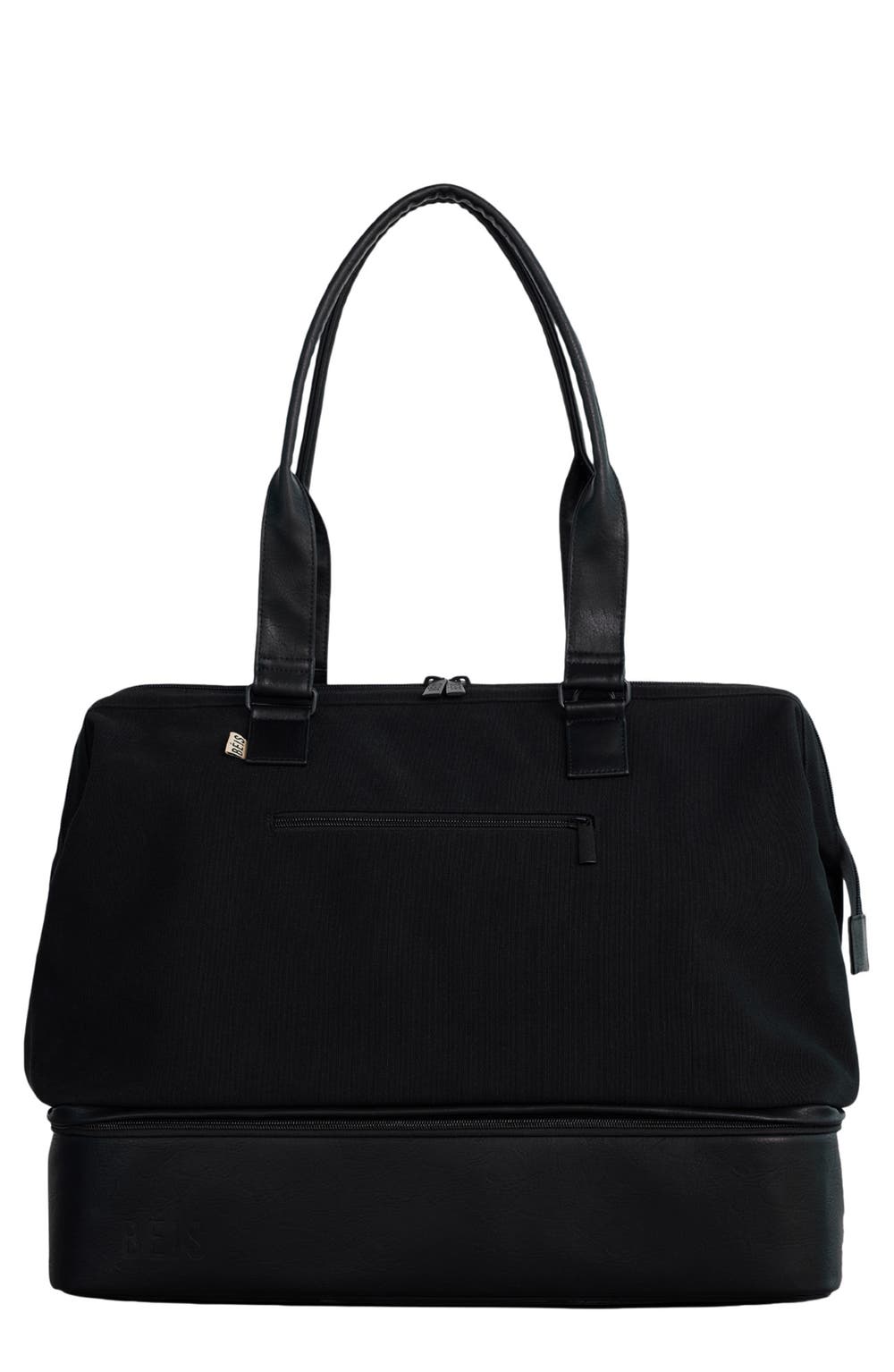 The Weekender Travel Bag, color, BLACK