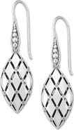 SAMUEL B. White Topaz Drop Earrings