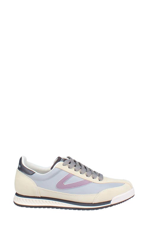 Tretorn Rawlins Retro Sneaker In Grey/lavender