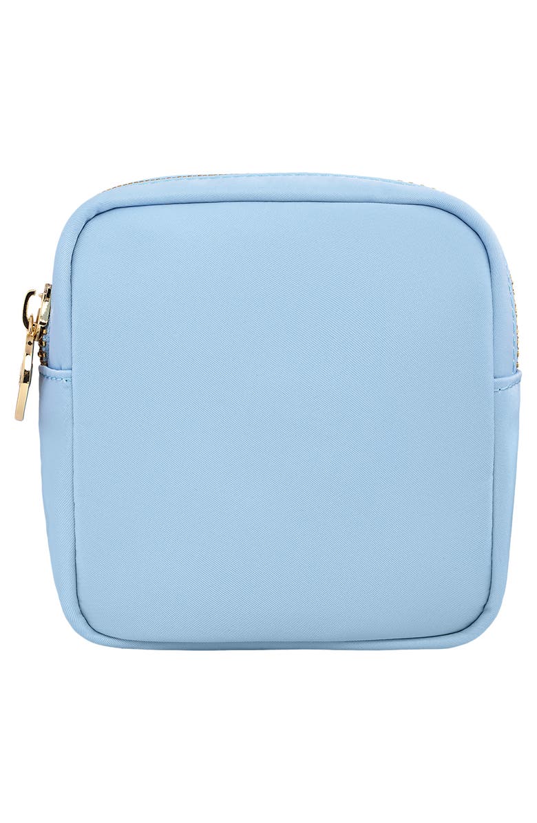 Stoney Clover Lane Mini Nylon Pouch, Alternate, color, Periwinkle