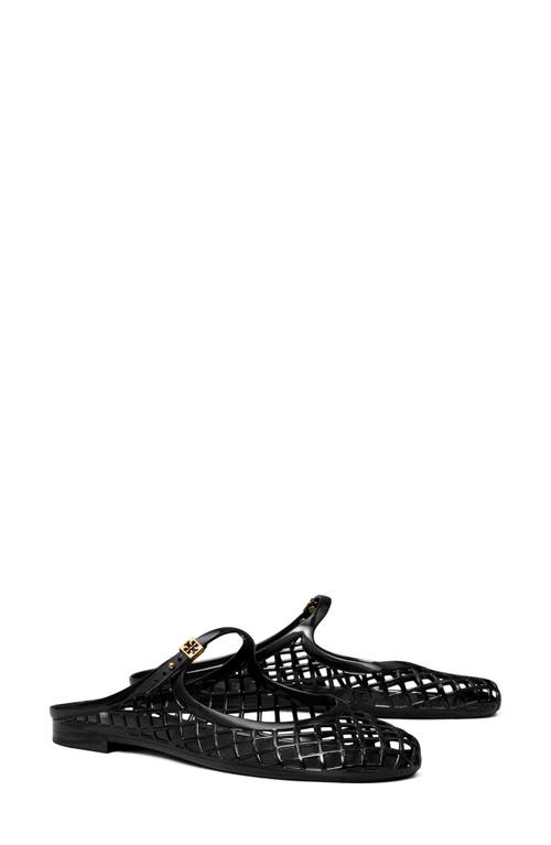 Shop Tory Burch Mellow Mary Jane Jelly Mule In Perfect Black/gold