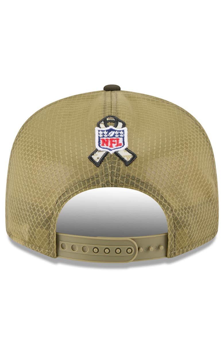 New Era Men's New Era Dark Green Philadelphia Eagles 2025 Salute to Service Split Panel 9FIFTY Snapback Hat, Alternate, color,