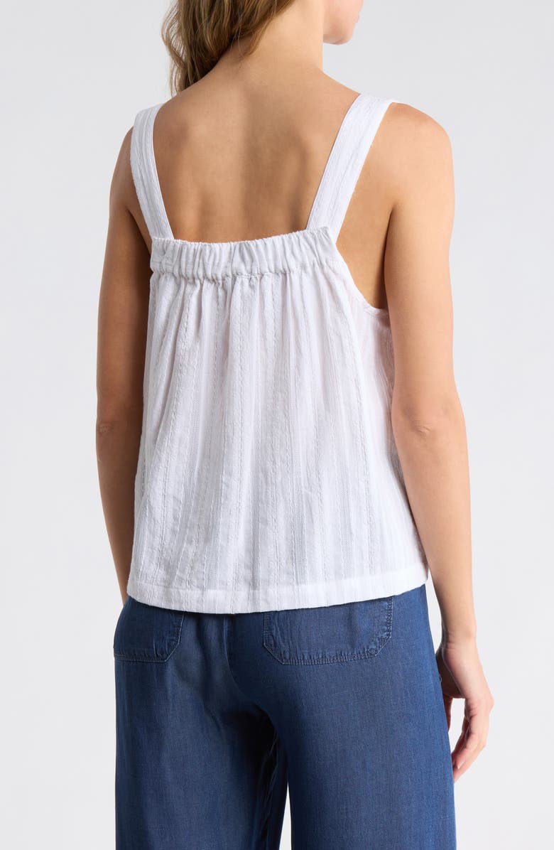 Splendid Jacquard Woven Tank, Alternate, color, White