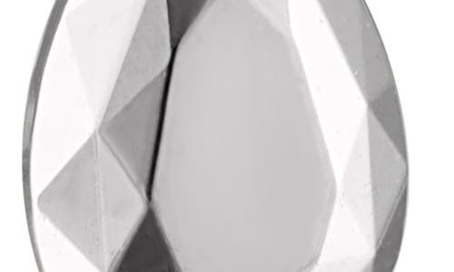 MARIA TASH MARIA TASH FACETED PEAR SINGLE THREADED STUD EARRING 
