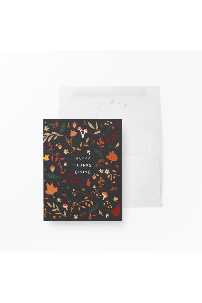 Fall/Halloween Greeting Cards "Happy Thanksgiving", Main, color, Multi-Pack