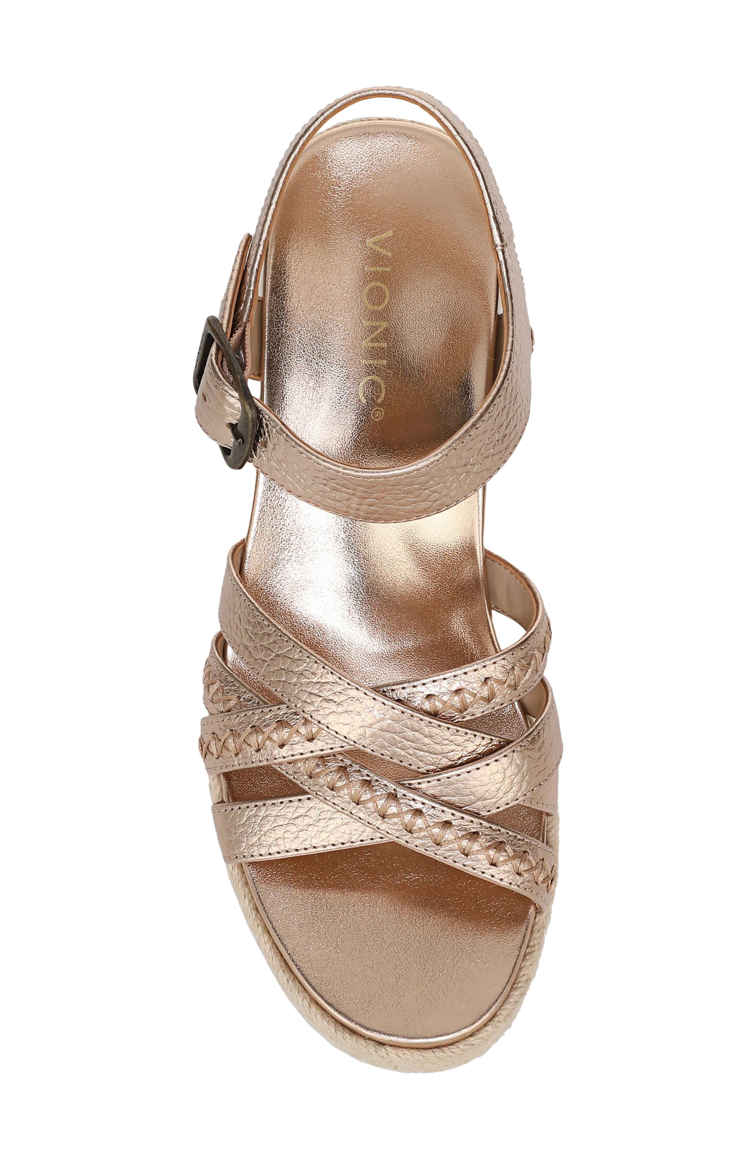 Danal Platform Wedge, Alternate, color, BRONZE