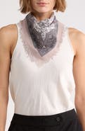 BCBGeneration Paisley Cotton Square Scarf