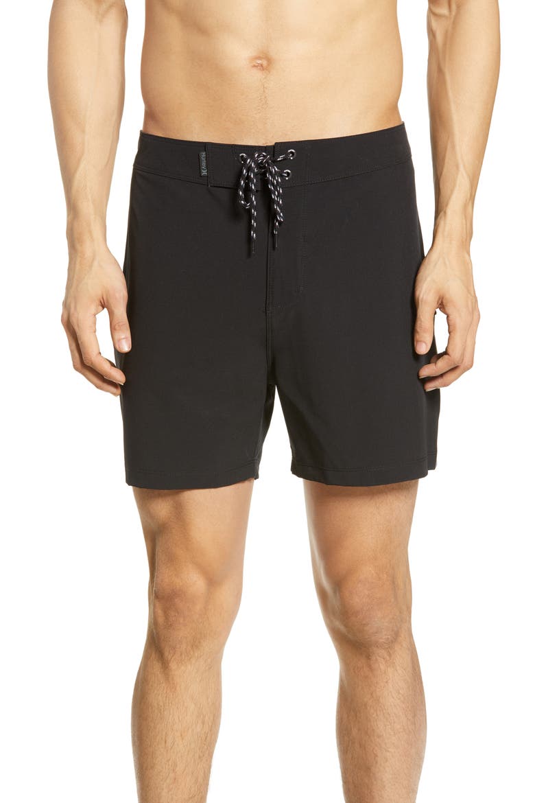 Phantom Brooks Street Board Shorts, Main, color, BLACK