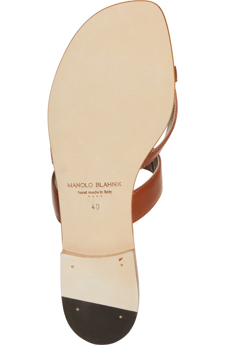 Manolo Blahnik Susa Sandal, Alternate, color, Brown