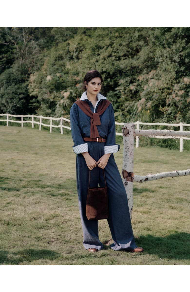 JUANA Lyricist High Rise Pull-on Pants, Alternate, color, Navy