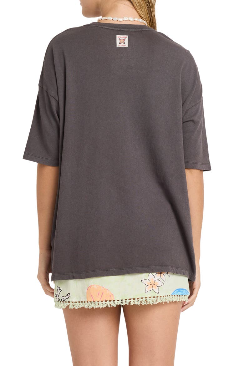 x Lottie Hall Graphic T-Shirt, Alternate, color, OFF BLACK