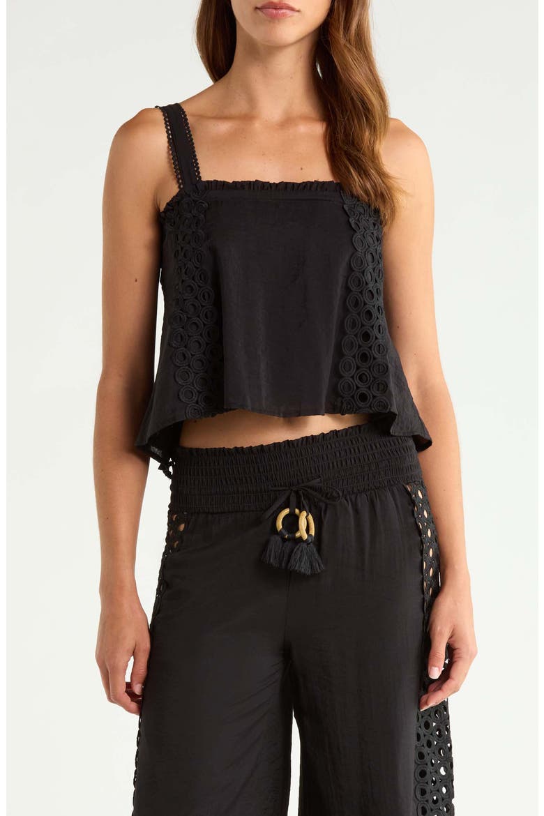 Cover-Up Tank, Main, color, BLACK