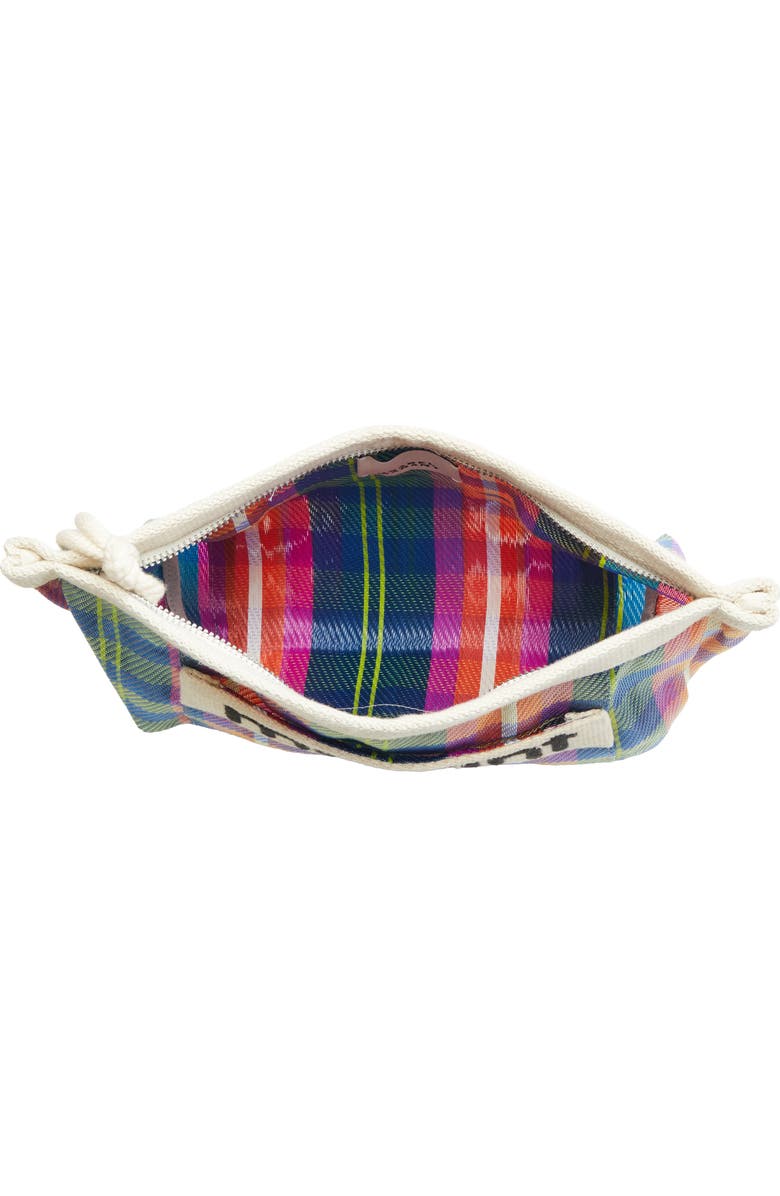 Isabel Marant Powden Stripe Nylon Pouch, Alternate, color,