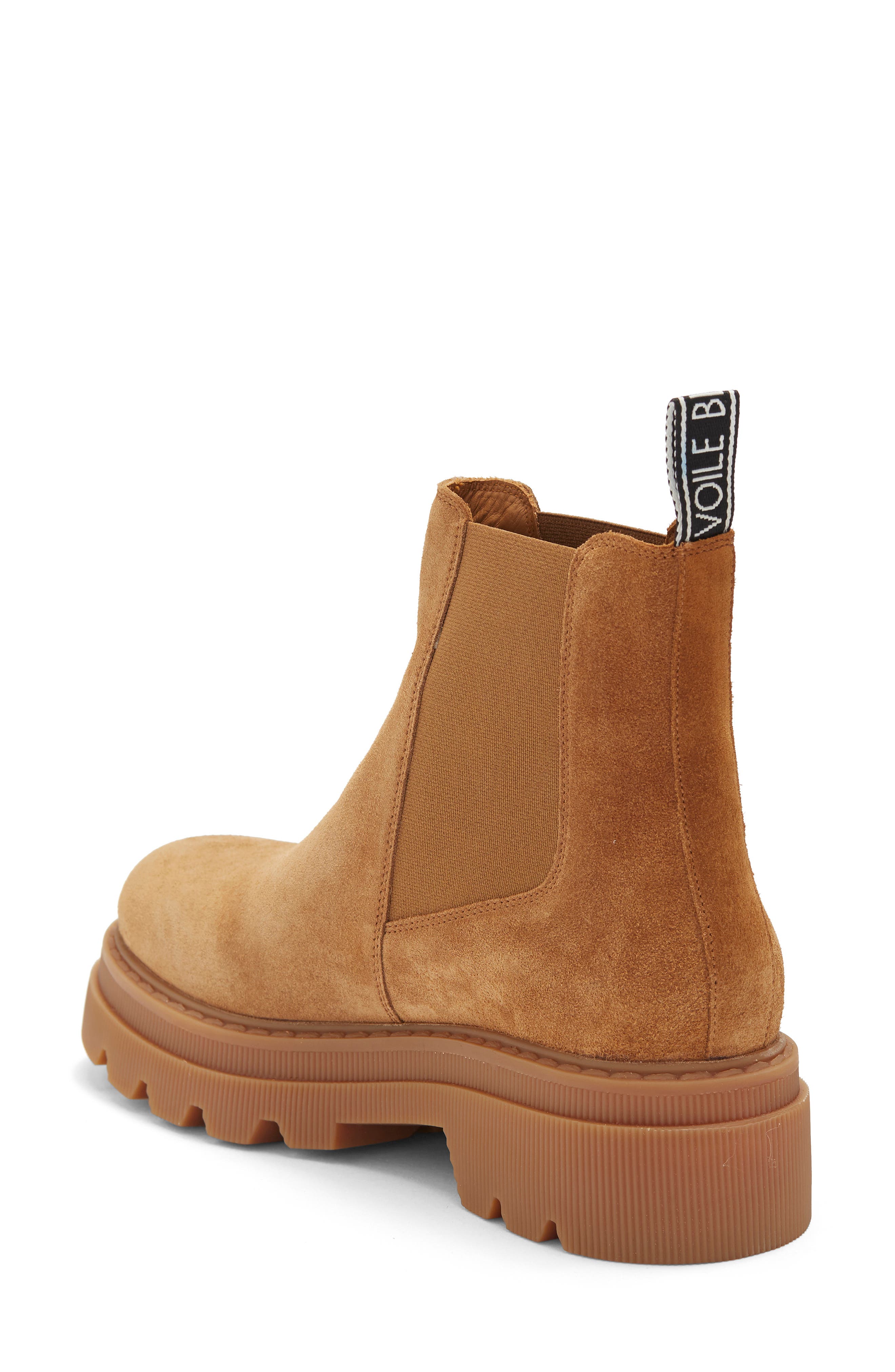 Voile Blanche Tweed 09 Suede Lug Sole Chelsea Boot, Alternate, color, 