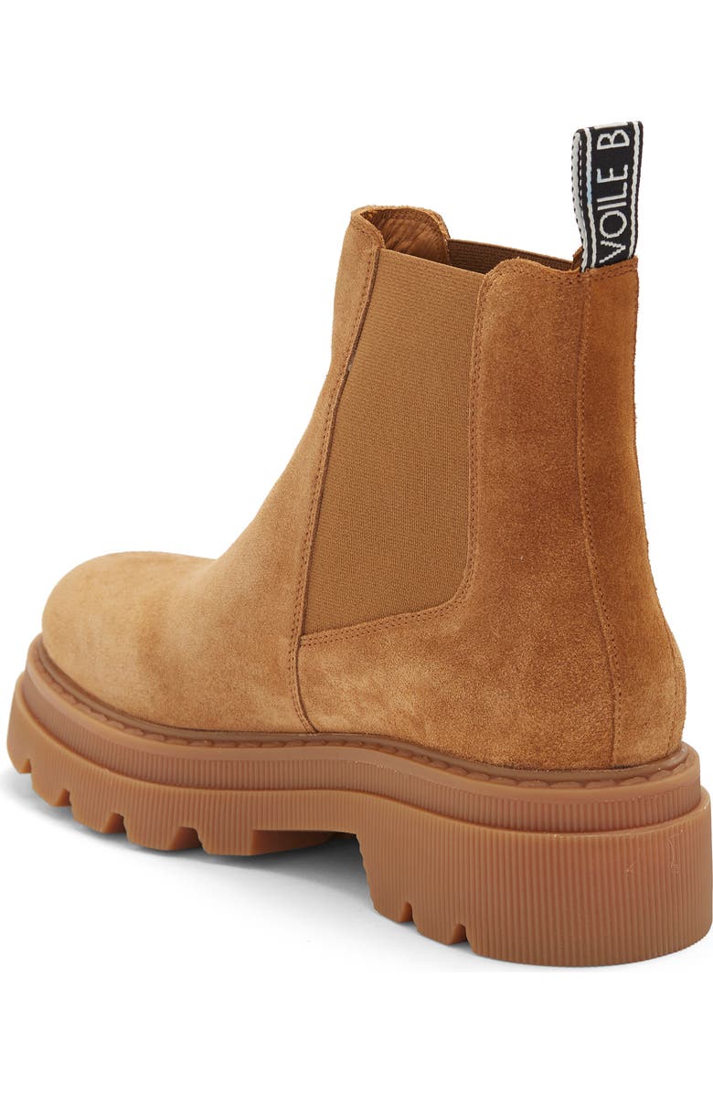 Voile Blanche Tweed 09 Suede Lug Sole Chelsea Boot, Alternate, color,