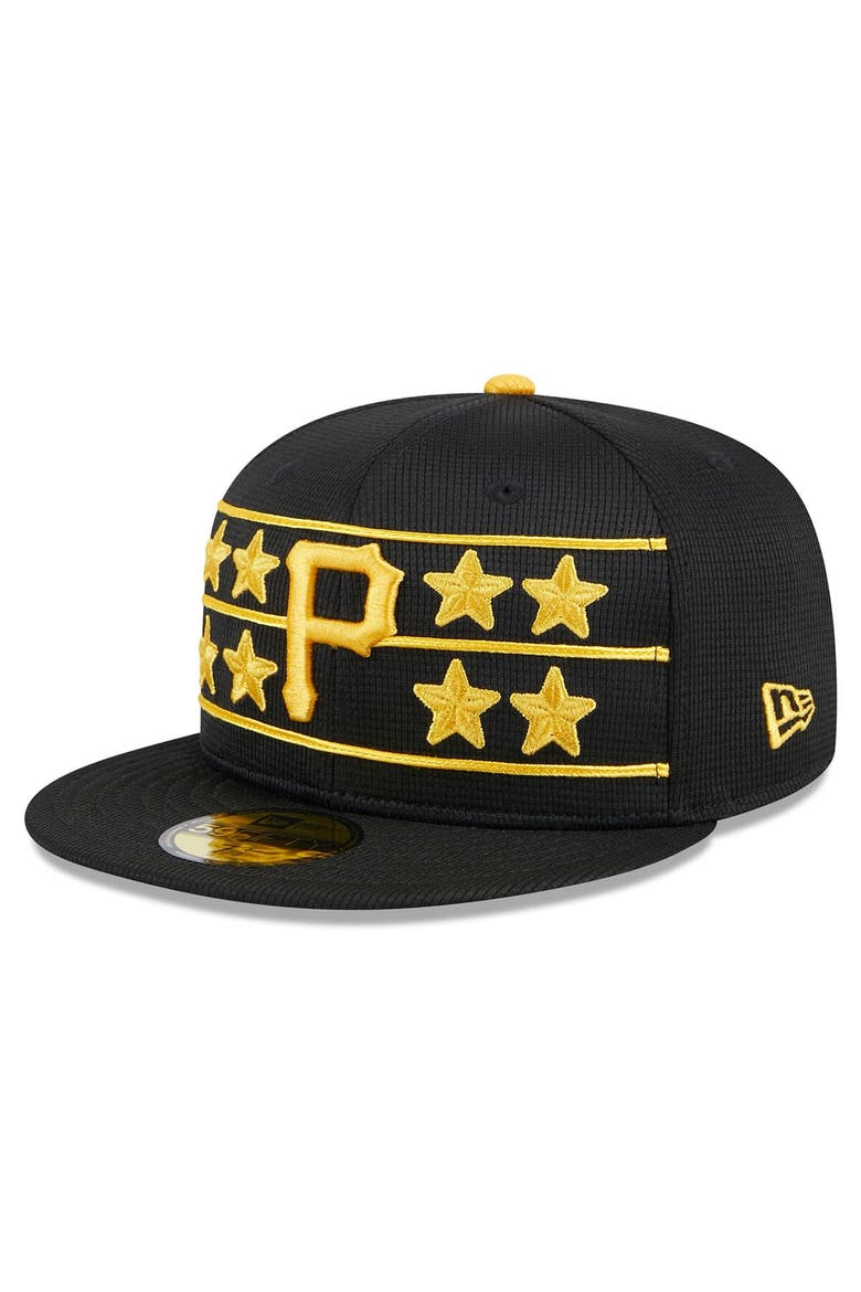 Men's New Era  Black Pittsburgh Pirates 2024 Batting Practice 59FIFTY Fitted Hat, Alternate, color, Black