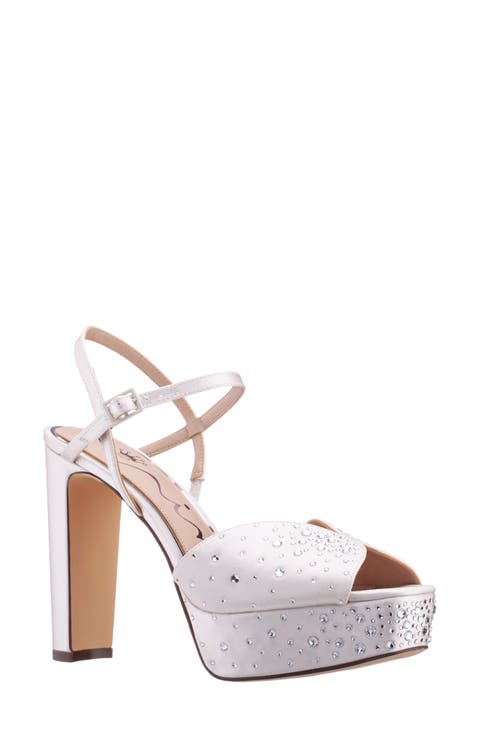 Addison Slingback Peep Toe Platform Sandal (Women)