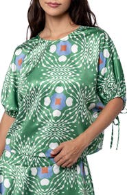 CIEBON Brigette Print Top