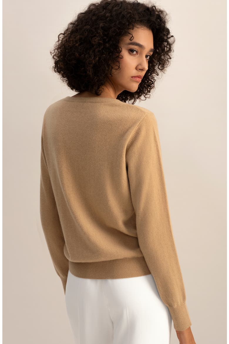Women's Cashmere Super Soft Crewneck Sweater, Alternate, color, Brown