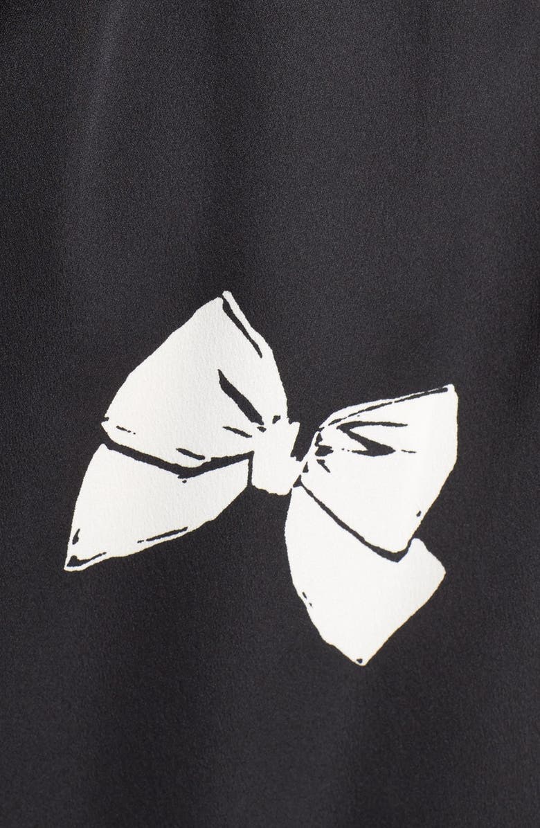 ZDNU KATE SPADE kate spade new york print charmeuse robe, Alternate, color, 