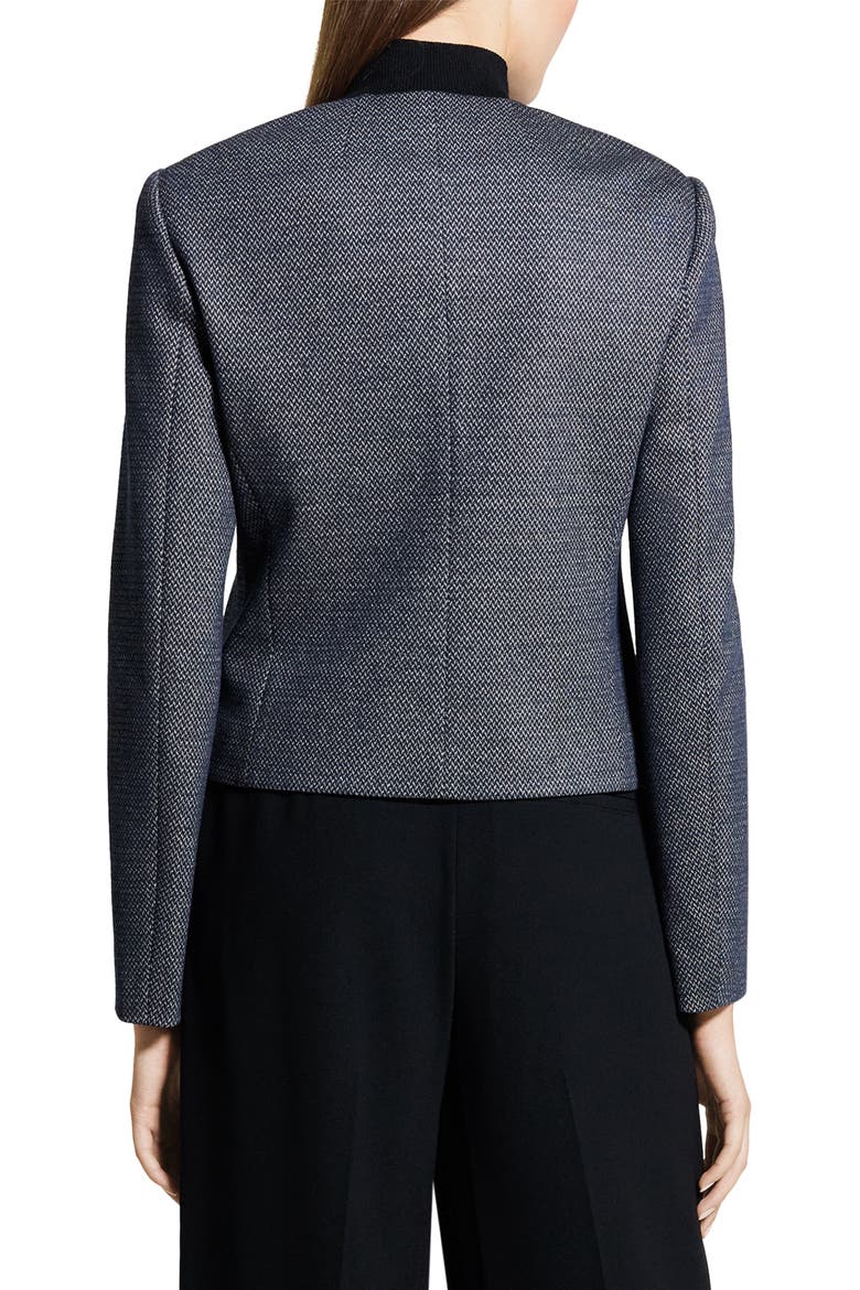 Clean Herringbone Jacket, Alternate, color, NAVY MULTI - G2S