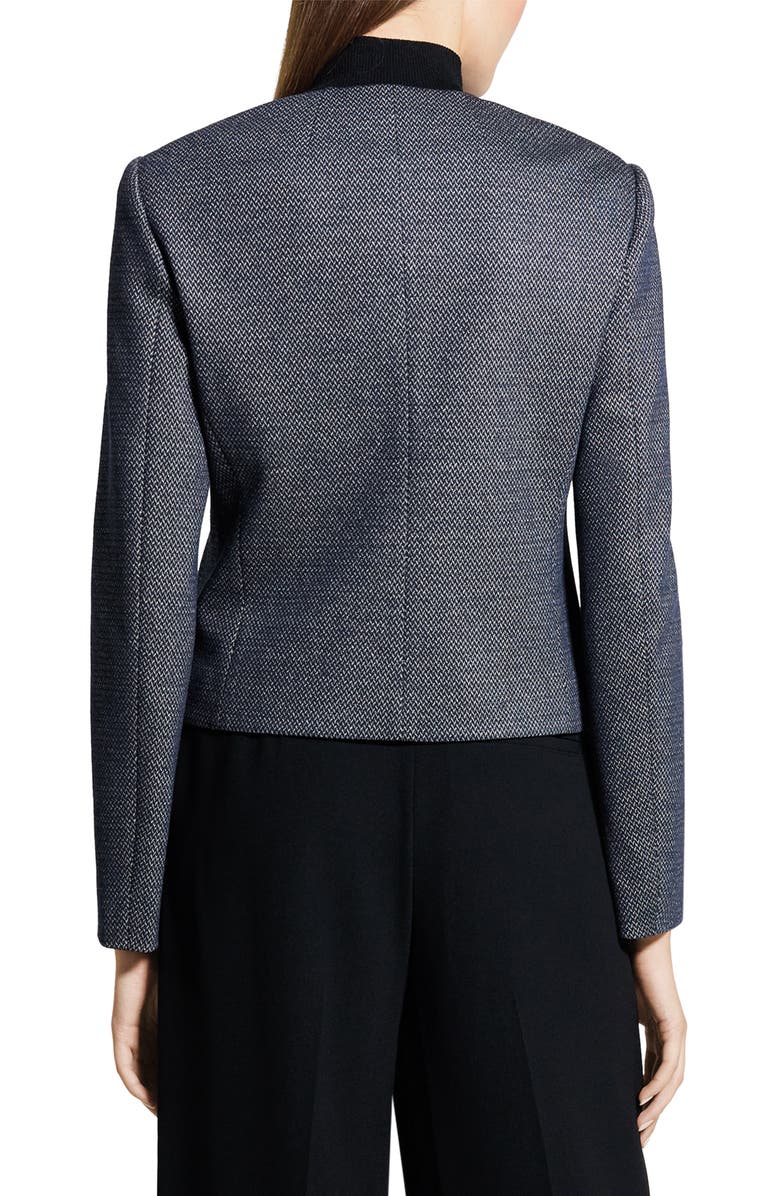 Theory Clean Herringbone Jacket, Alternate, color, Navy Multi - G2s