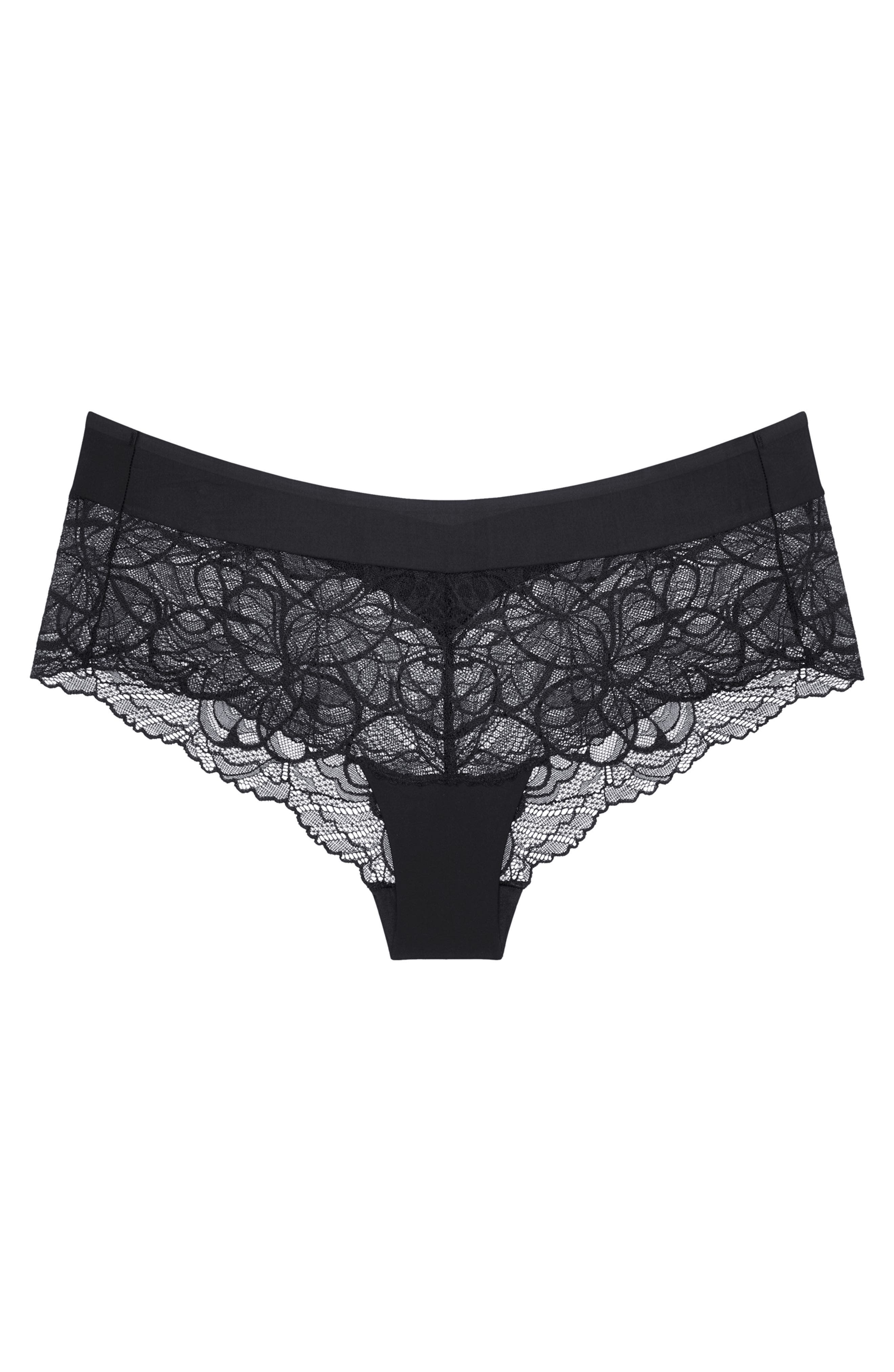 TRIUMPH Body MakeUp Illusion Lace Briefs Panties in Black 