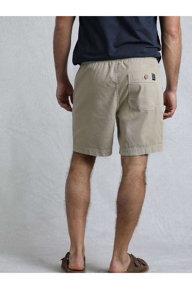 Weston Relaxed Canvas Shorts, Alternate, color, Flint Stone