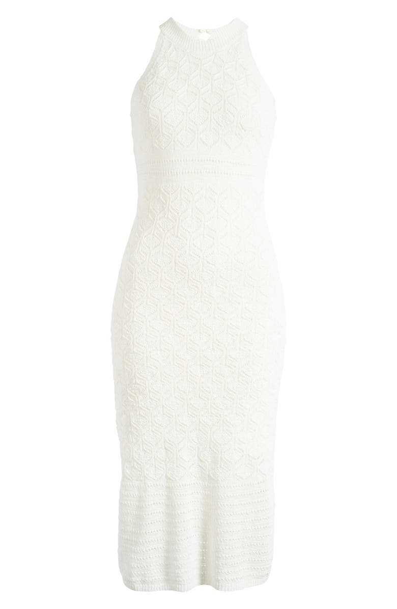 Luxely Fern Sleeveless Sweater Dress, Alternate, color, Antique White