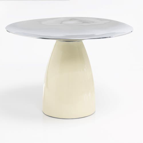 Lunares Luxe Cake Pedestal In Gray