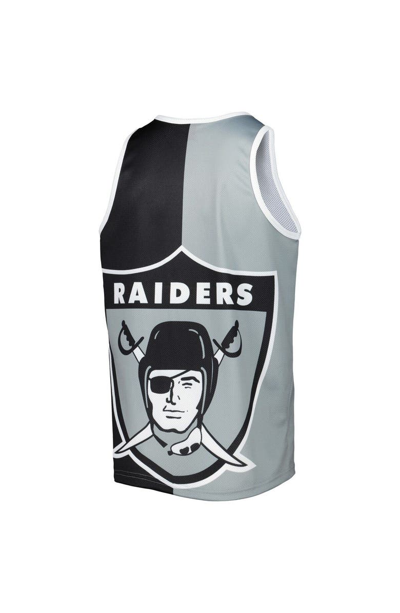 Mitchell & Ness Men's Mitchell & Ness Bo Jackson Black/Silver Las Vegas Raiders Retired Player Graphic Tank Top, Alternate, color, Black