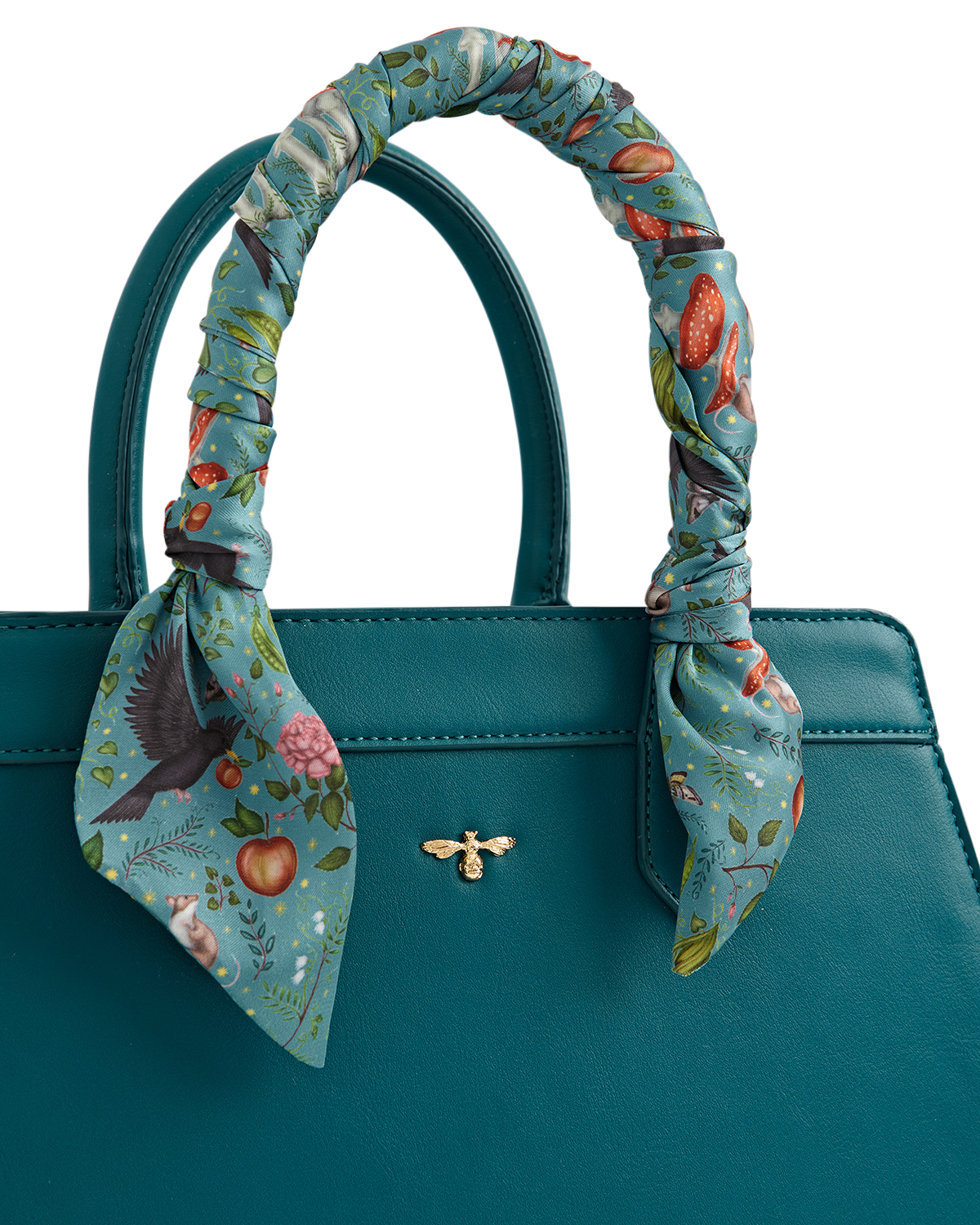 Fable England Into The Woods Teal Tote, Alternate, color, Teal