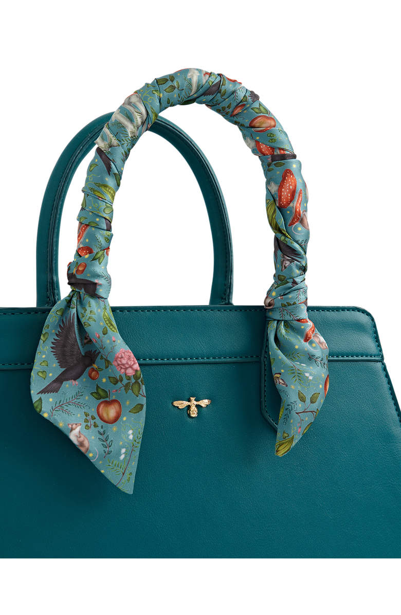 Fable England Into The Woods Teal Tote, Alternate, color, Teal